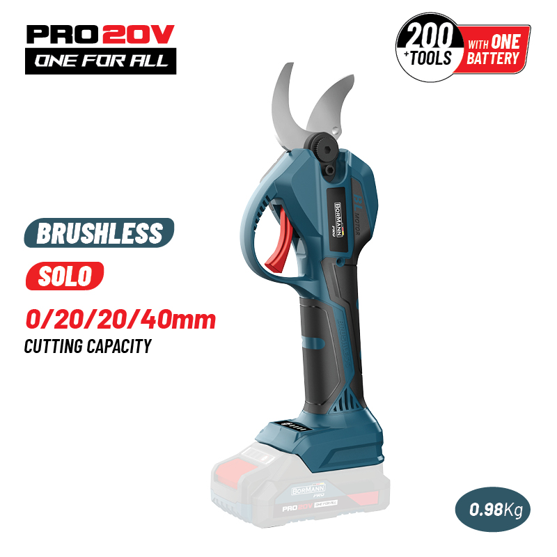 BORMANN Pro BBP4155 Ψαλίδι Κλαδέματος Brushless Mπαταρίας 20V, SOLO