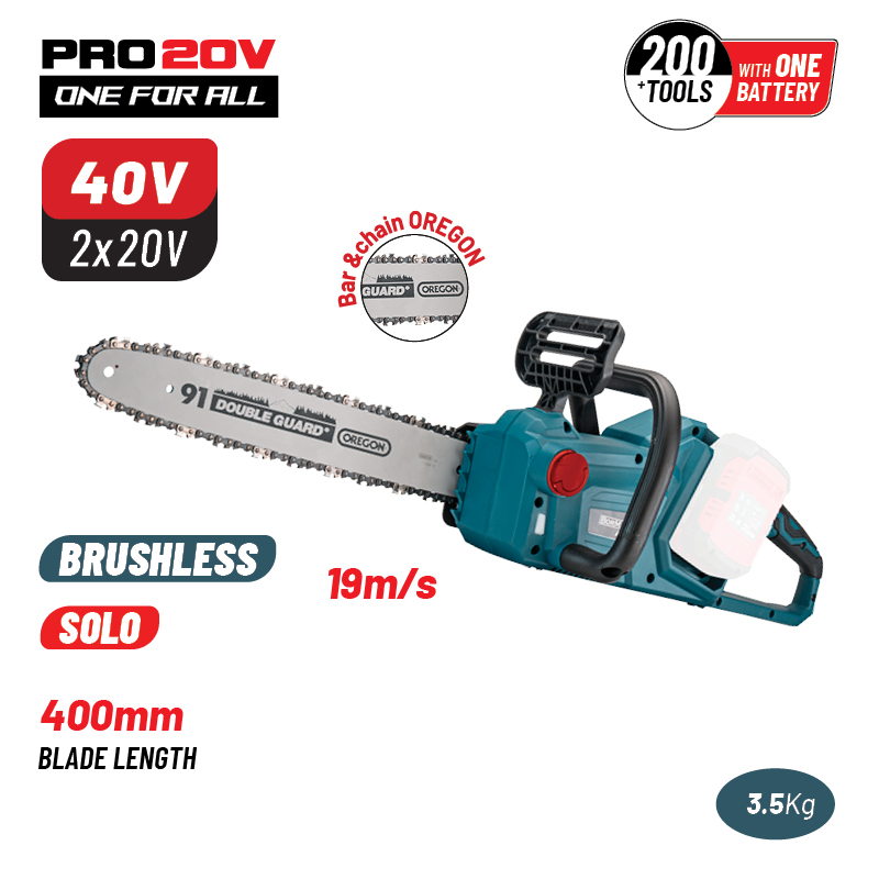 BORMANN Pro BBP4500 Αλυσοπρίονο Brushless 20V+20V,SOLO