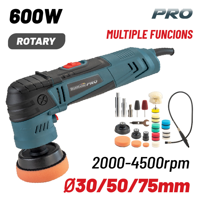 BORMANN Pro BCP3160 Αλοιφαδόρος 600W,30mm/50mm/75mm,1000-4500rpm