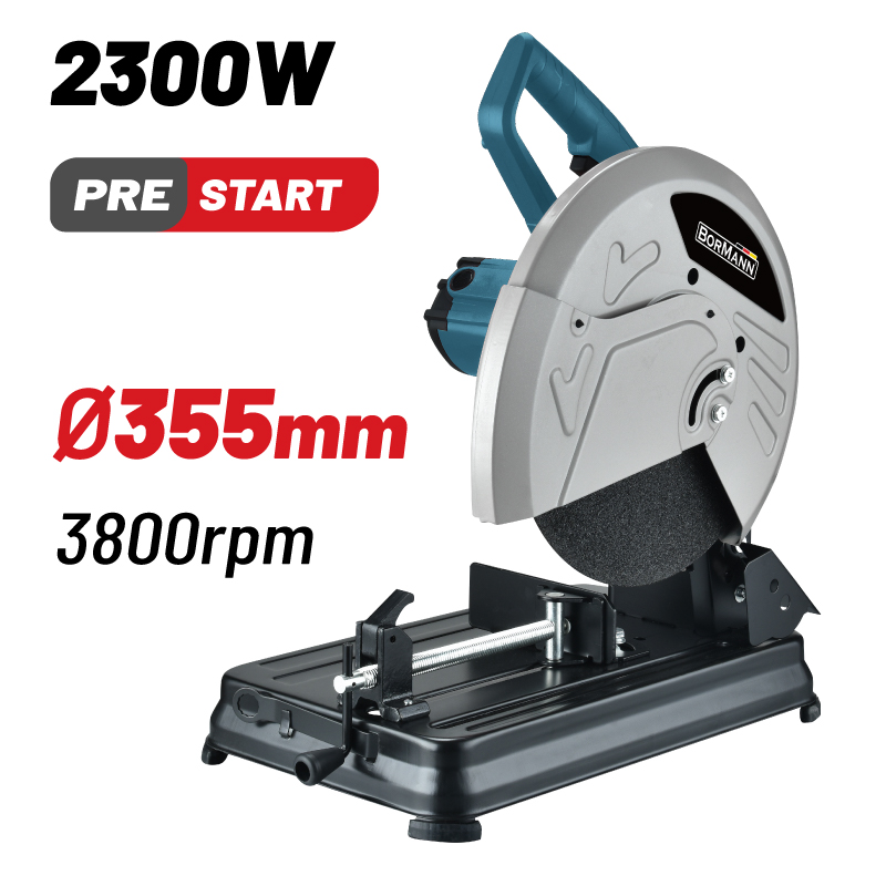 BORMANN BCS2030 Δισκοπρίονο Μετάλλου 2300W,Φ355*3*25.4mm,3800rpm,Soft-Start
