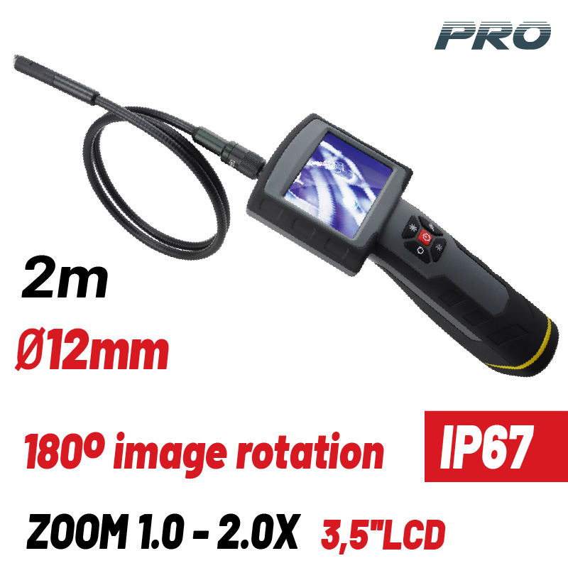 BORMANN Pro BEC1100 Ενδοσκοπική Κάμερα,2m,640x480p,LCD 3.5"