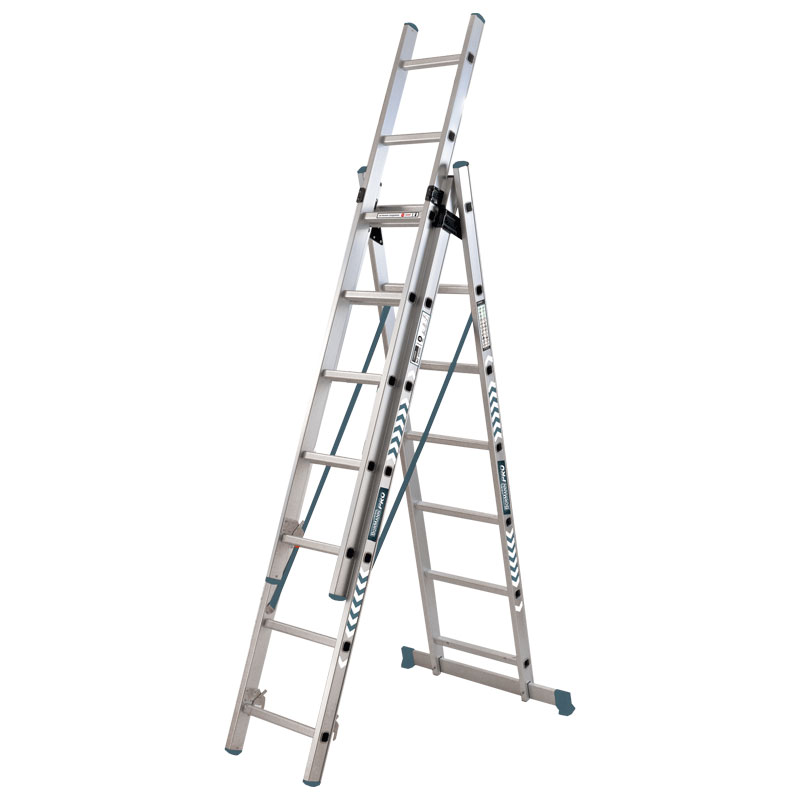 BORMANN Pro BHL5080 Σκάλα Τριπλή, 3X7 4.28M