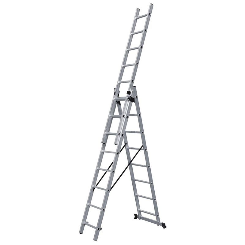 BORMANN Pro BHL5090 Σκάλα Τριπλή, 3X9 5.37m