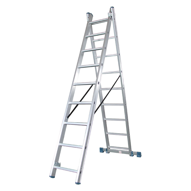 BORMANN Pro BHL5130 Σκάλα Διπλή, 2X9 4m