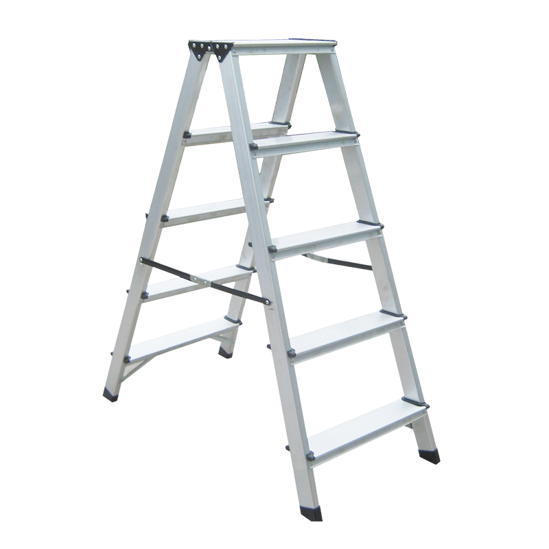 BORMANN Pro BHL9040 Σκάλα Αλουμινίου 2x5 Αντιολισθητικά Πόδια & Ιμάντες Ασφαλείας