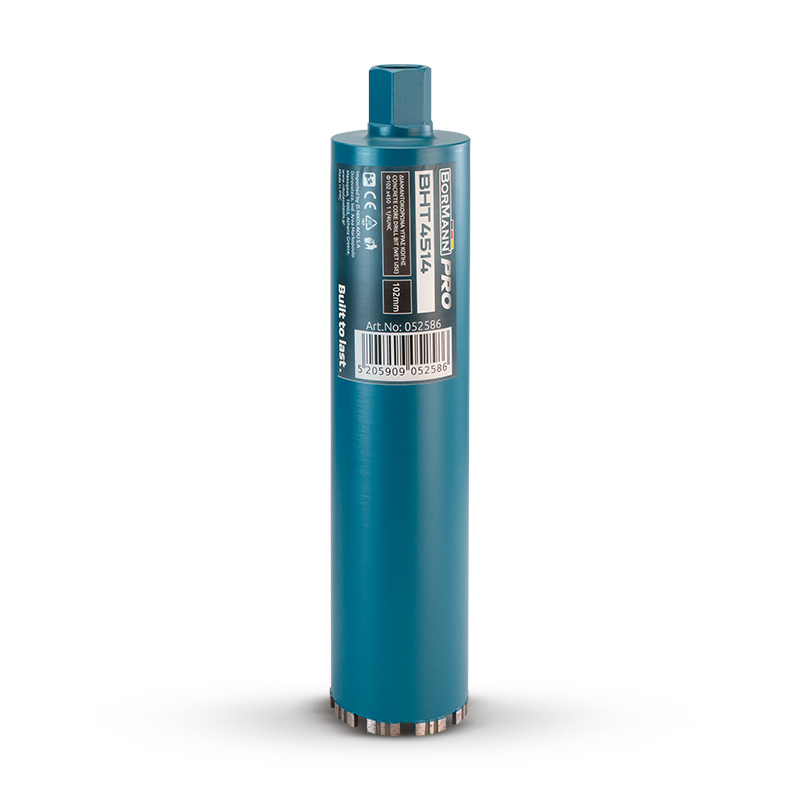 BORMANN Pro BHT4514 Διαμαντοκορώνα Υγρής Κοπής Φ102 X450  1 1/4UNC