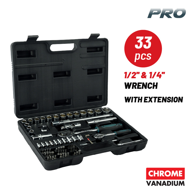 BORMANN Pro BHT5150 Καρυδάκια 1/2'' & 1/4'' 73τεμ