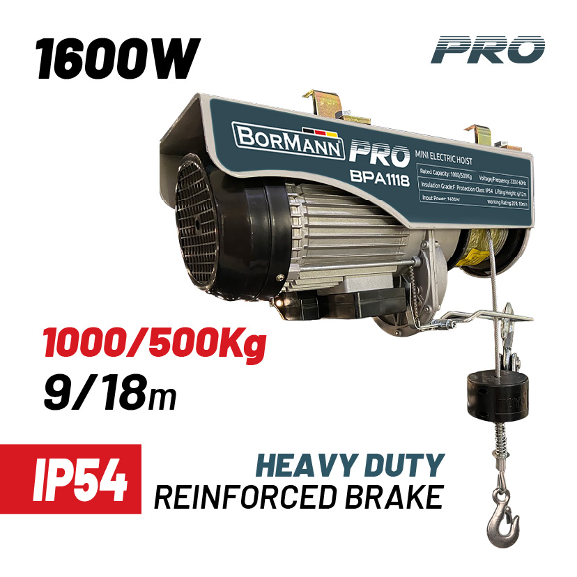 BORMANN Pro BPA1118 Ηλεκτρικό Παλάγκο 1000Kg