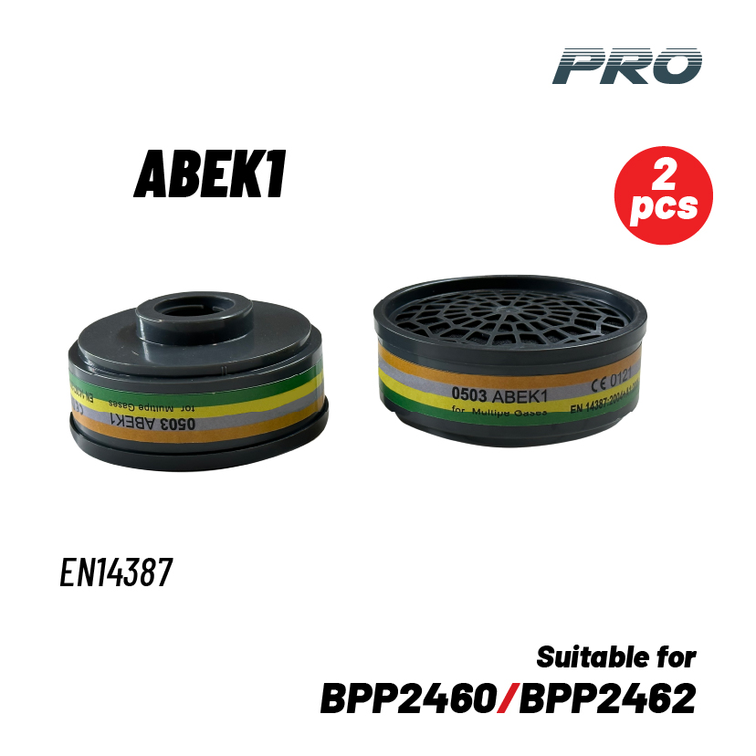 BORMANN Pro BPP2466-2 Φίλτρο Μάσκας Αερίων & Ατμών ΑΒΕΚ1 2τμχ (Κατάλληλο για BPP2460-BPP2462)