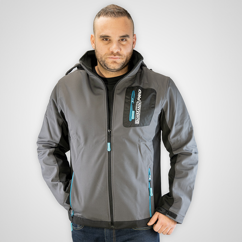 BORMANN Pro BPP7056 Μπουφάν Softshell Με Κουκούλα Napoli, XL
