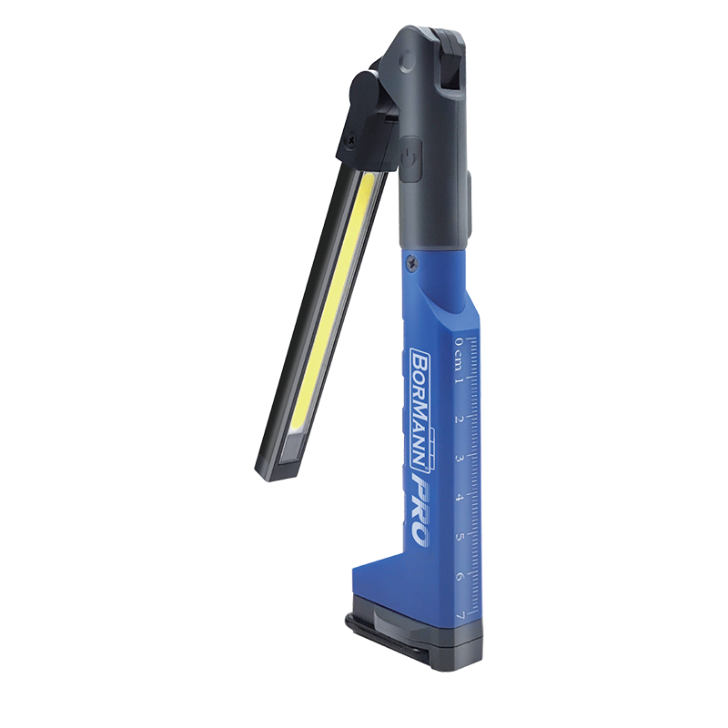BORMANN Pro BPR6024 Φακός Εργασίας Επαναφορτιζόμενος 200Lm, 2 Λειτουργιών, Με Γάντζο Και Μαγνήτη