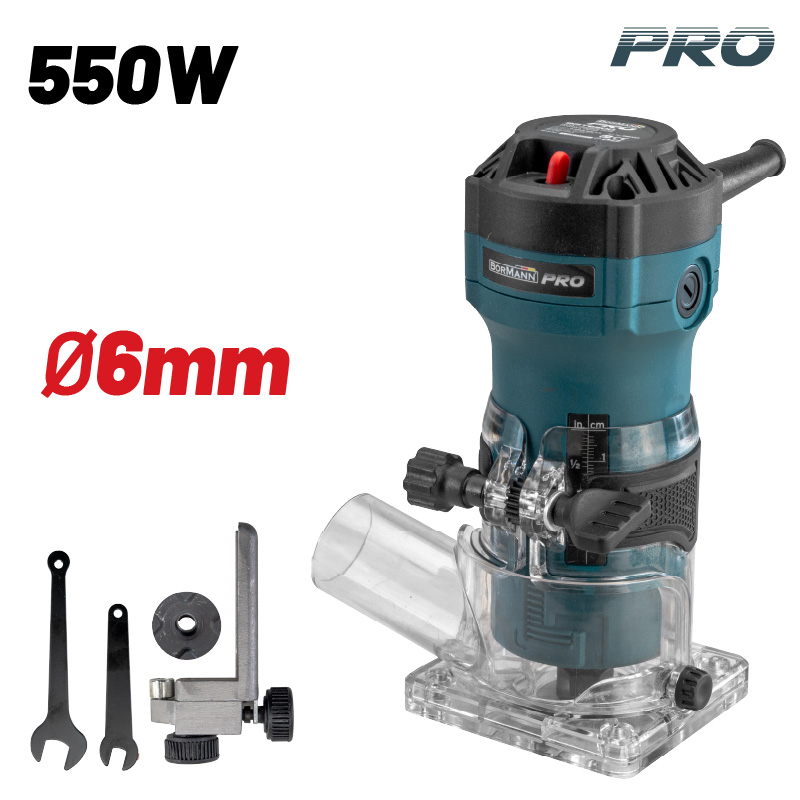 BORMANN Pro BRT6500 Κουρευτικό Περιθωρίων 550W,30000rpm,Φ6mm