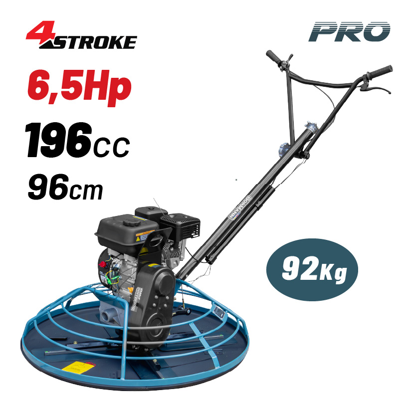 BORMANN Pro BTC5125 Λειαντήρας Δαπέδου Βενζίνης Τετράχρονος 6.5Hp,196cc(Ελικοπτεράκι)
