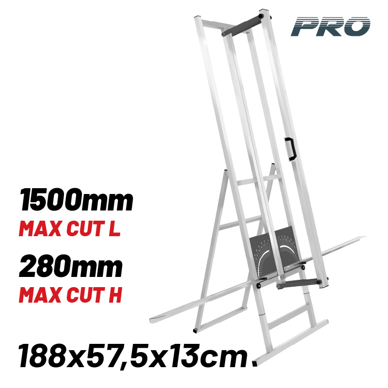 BORMANN Pro BTC6030 Κόφτης Πετροβάμβακα,Κοπή 150x28cm, Σκελετός Αλουμινίου