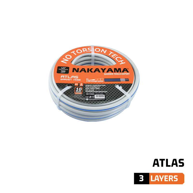 NAKAYAMA GH4100 Λάστιχο Atlas 3 Επιστρώσεις 15m 1/2''
