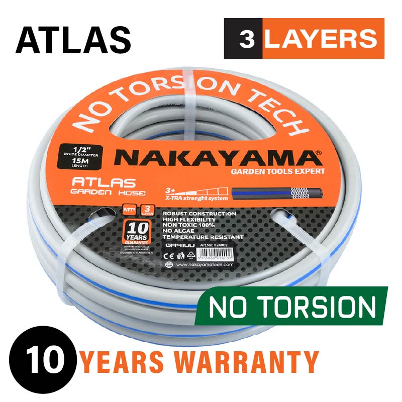NAKAYAMA GH4200 Λάστιχο Atlas 3 Επιστρώσεις 25m 1/2''