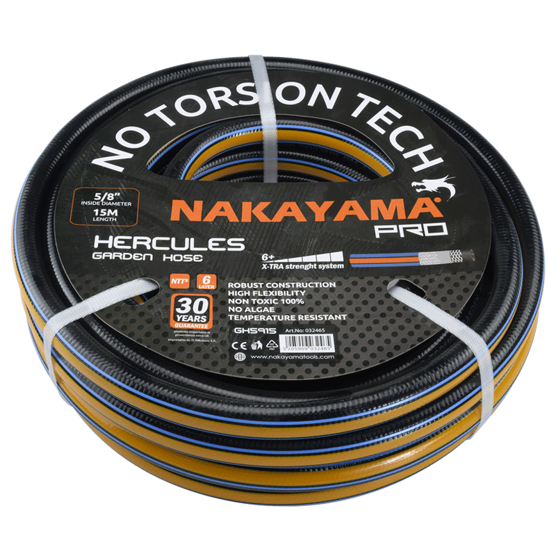 NAKAYAMA Pro GH5900 Λάστιχο Hercules 6 Επιστρώσεις 15m 1/2"