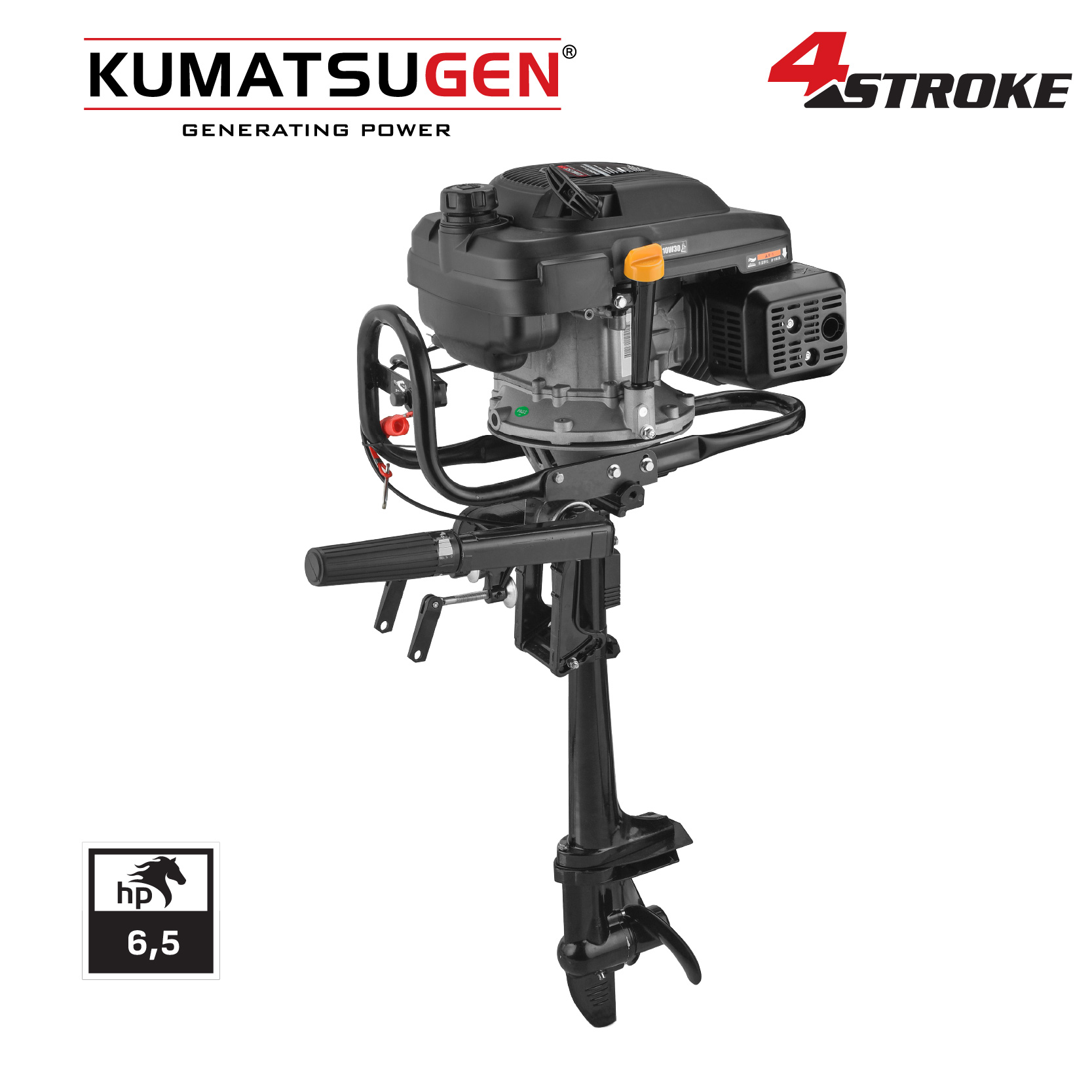 KUMATSUGEN GM2500 Εξωλέμβια Μηχανή Τετράχρονη 6,5Hp Προπέλα Φ200mm