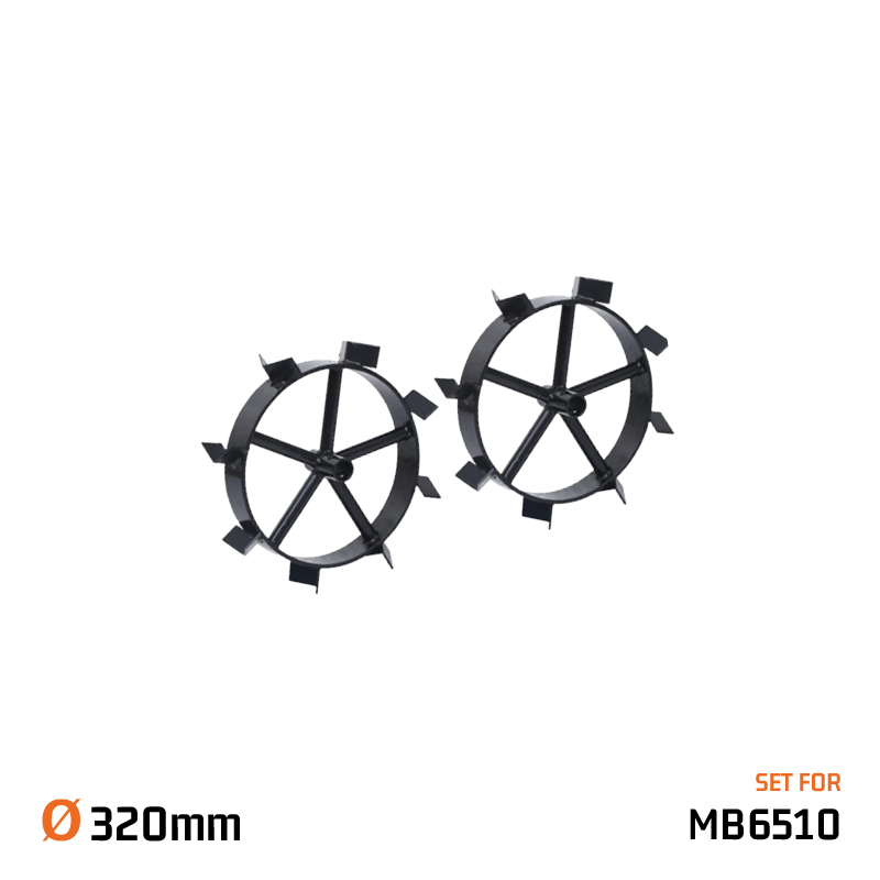 NAKAYAMA Pro MB6511 Ρόδες Μεταλλικές Σετ 2Τεμ Για MB6510