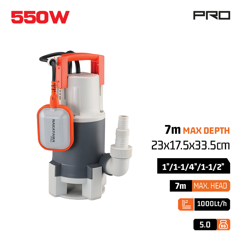 NAKAYAMA Pro NP1030 Αντλία Ακαθάρτων 550W