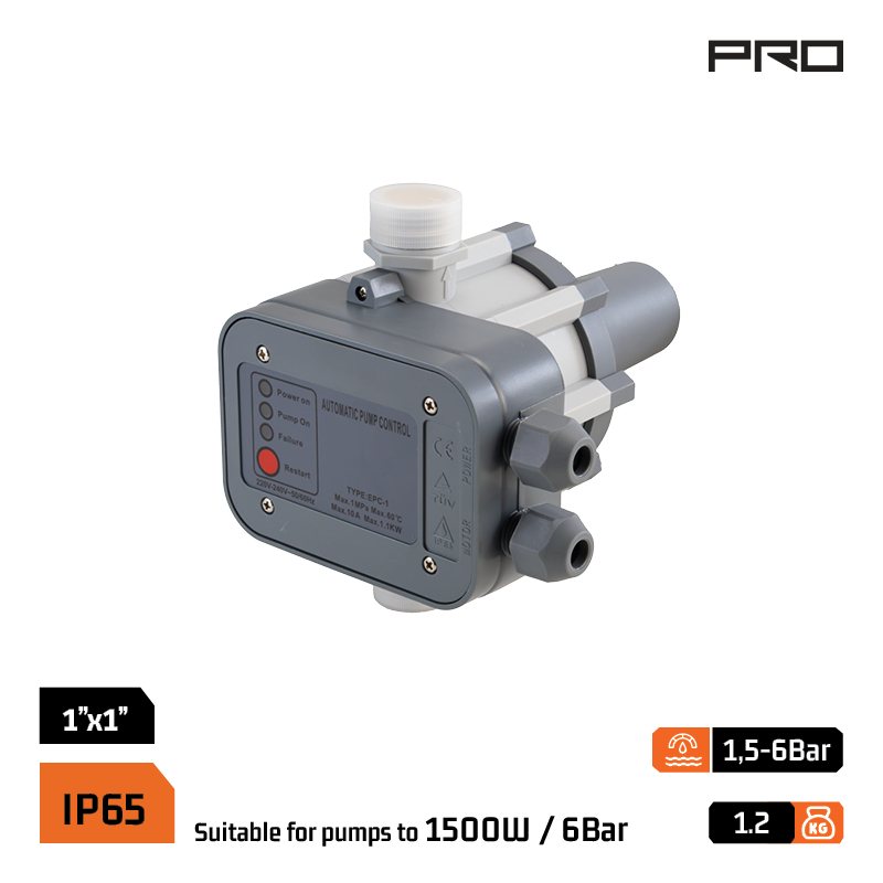 NAKAYAMA Pro NP2085 Ηλεκτρονικός Ελεγκτής Πίεσης Νερού