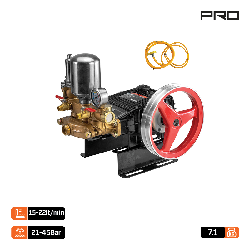 NAKAYAMA NS2520 Αντλία Ψεκασμού, Παροχή 22Lt/Min, Μεγ. Πίεση 45Βar