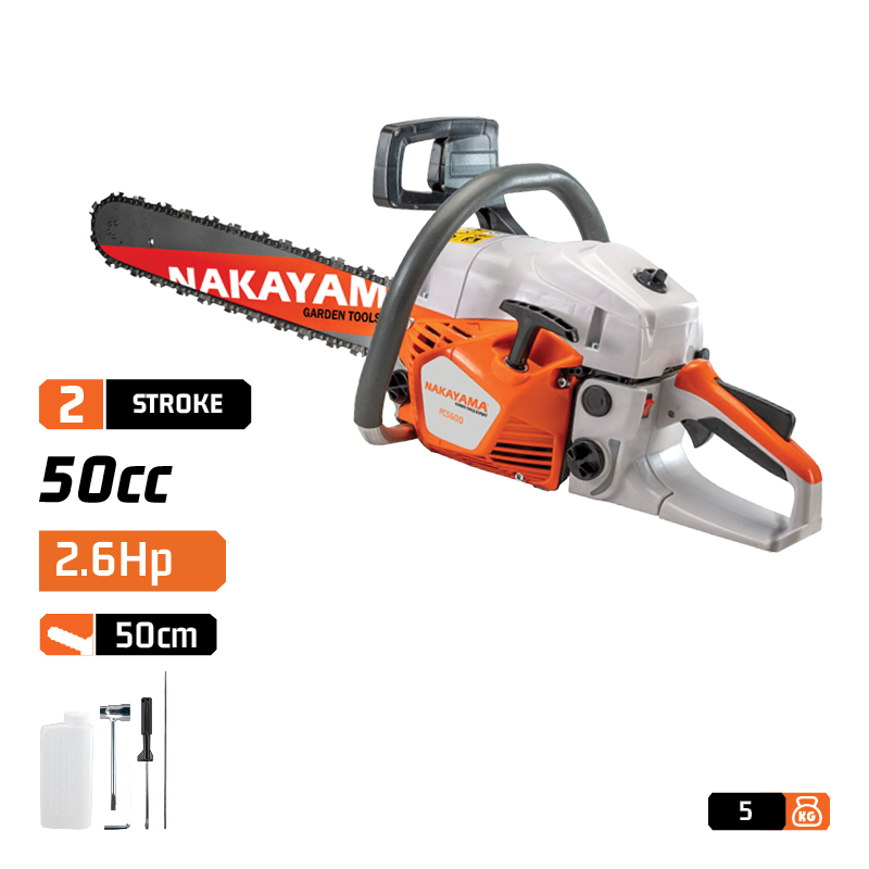 NAKAYAMA  PC5600 Αλυσοπριονο Βενζινης 2.6Hp, 50Cc, 50Cm, 0,325'' 1,5Mm, 76Links