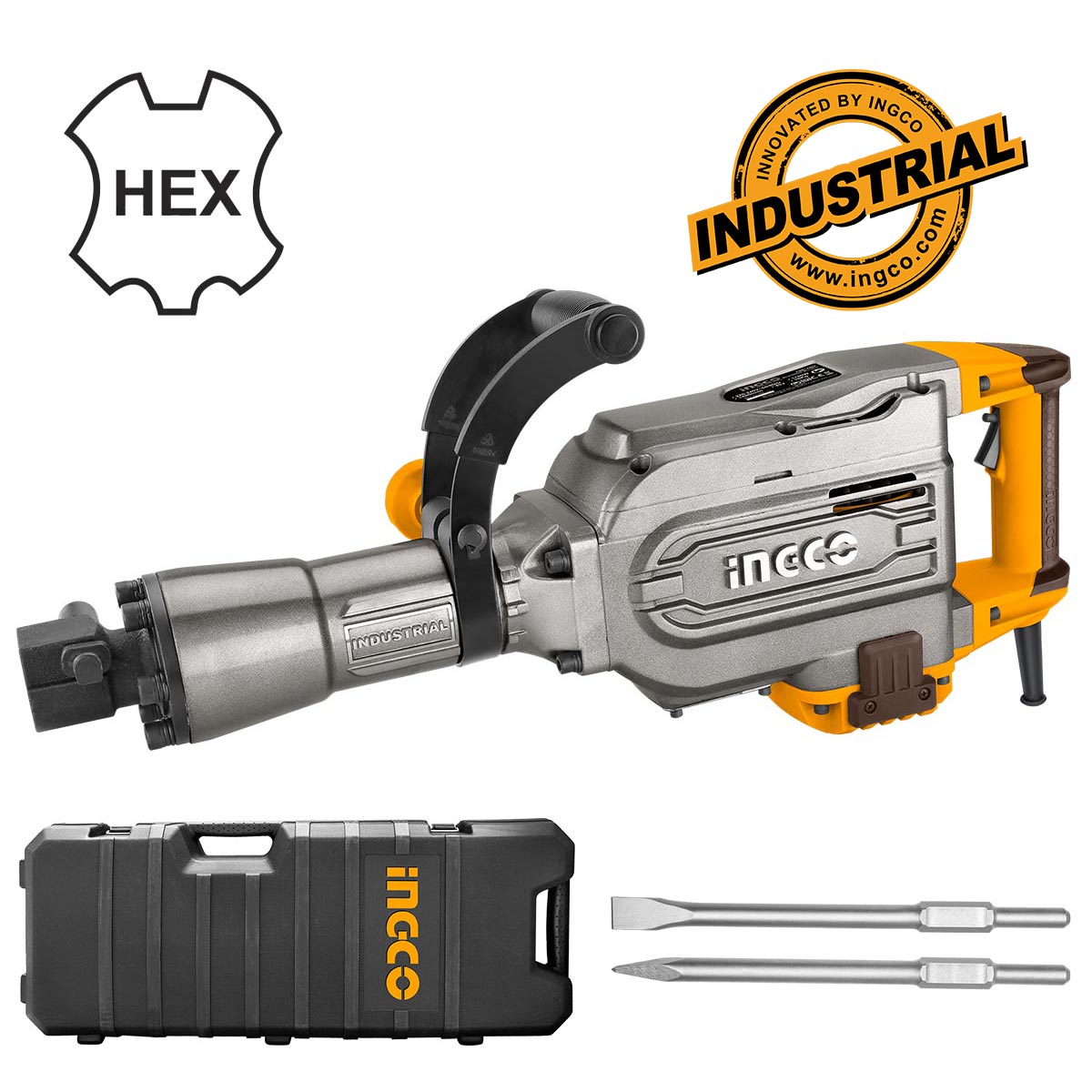 Ηλεκτρικό Κατεδαφιστικό Πιστολέτο 1700W HEX 16kg