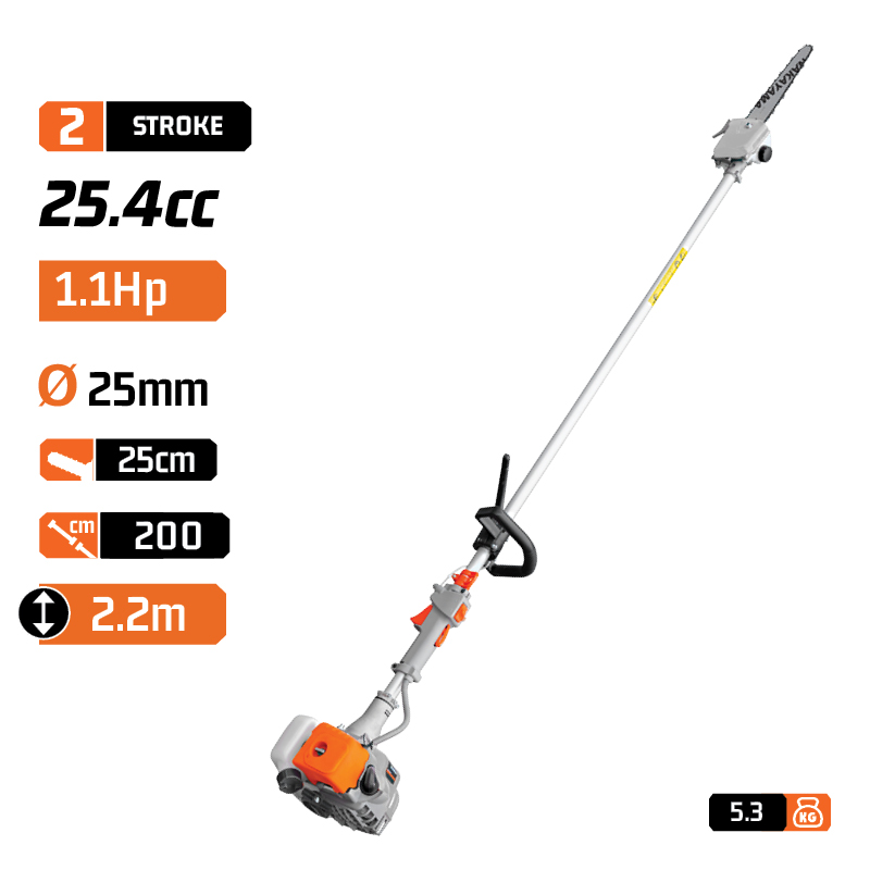 NAKAYAMA  PS2600 Κονταροπριονο Βενζινης 1,1Hp, 25,4Cc, 25Cm, 1/4''X1,1Mm 58Οδ.