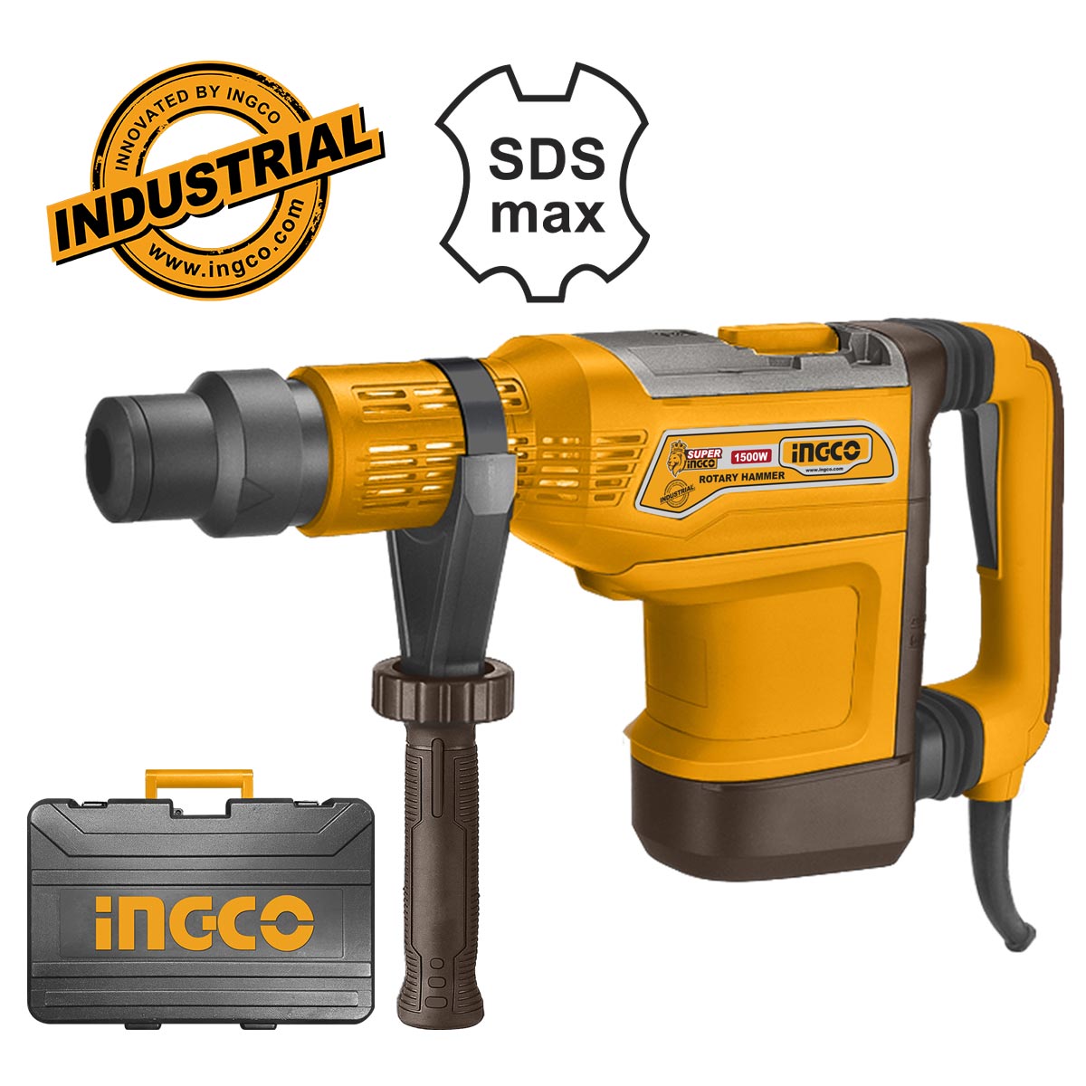 Πιστολέτο Περιστροφικό Κρουστικό 1500W SDS max 9kg